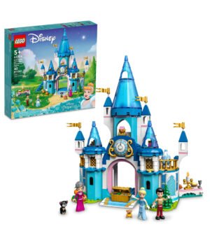 LEGO® Disney Cinderella and Prince Charming's Castle 43206 Building Kit (365 Pcs)