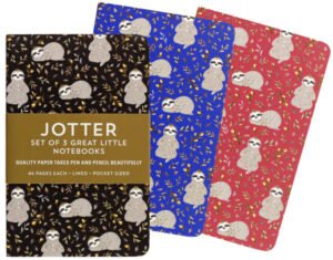 Sloths Mini Notebooks - Set of 3